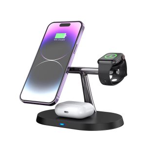 15w Magnetic Wireless Charger 3 in 1 Charging Station