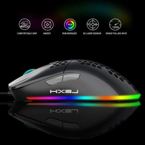 HXSJ J900 RGB Gaming Ποντίκι 6400 DPI