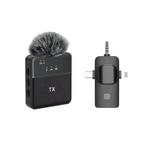 F11-2 F15 Wireless Microphone Connector 3 in 1