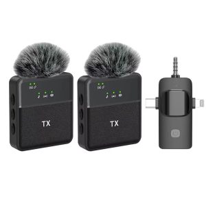 F11-2 F15 Wireless Microphone Connector 3 in 1 (2 in 1)